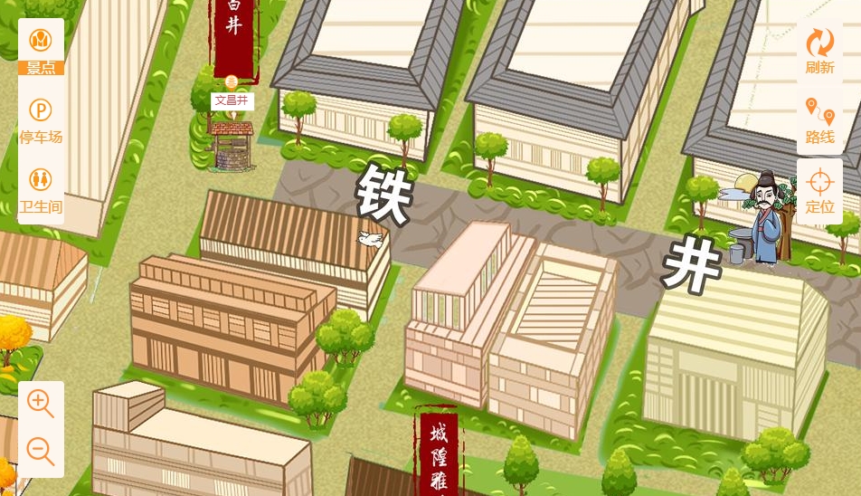 卡若智慧景区：手绘地图与语音导览的完美融合